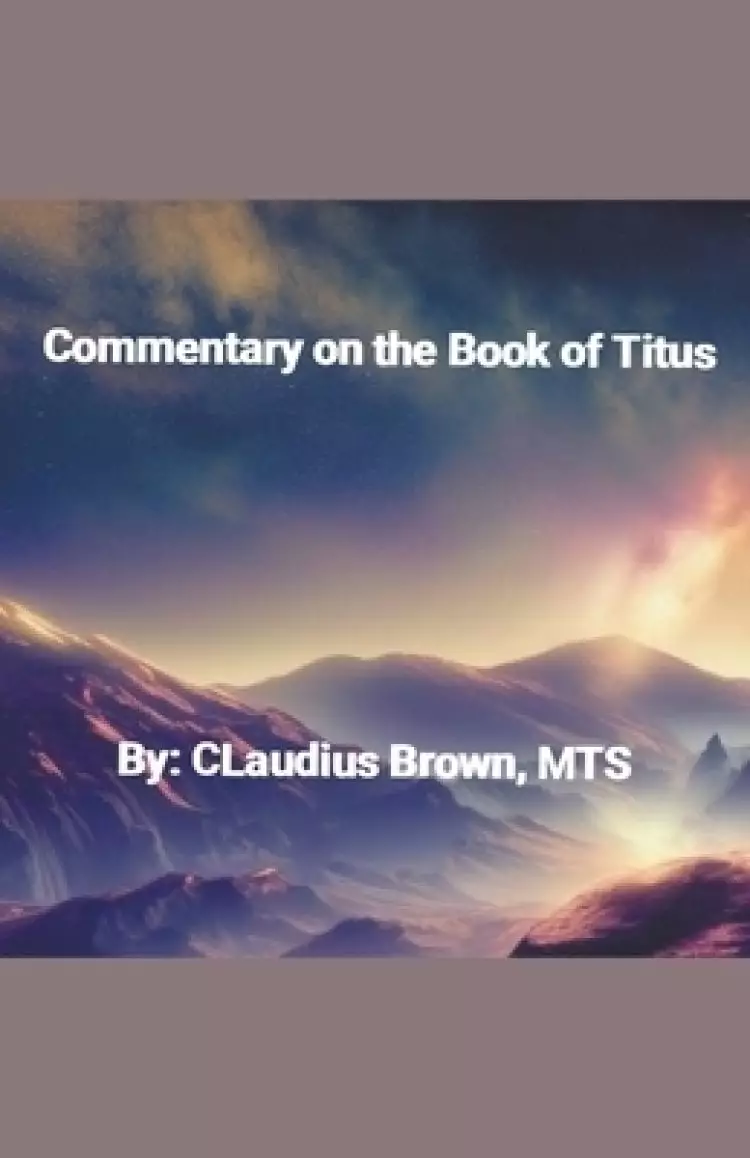 Commentary on the Book of Titus
