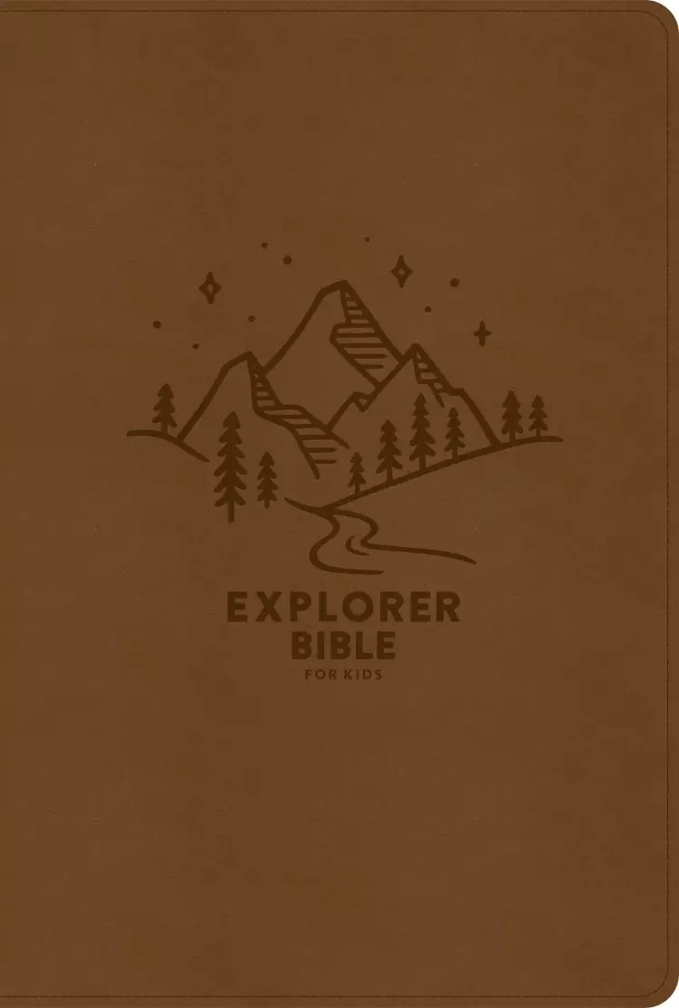 KJV Explorer Bible for Kids, Brown LeatherTouch, Indexed