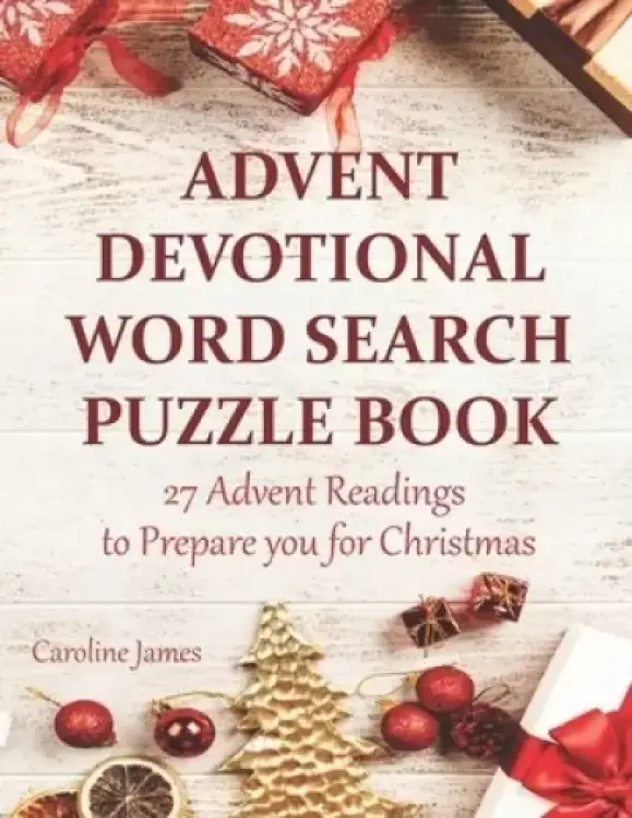 Advent Devotional Word Search Puzzle Book: 27 Advent Readings to Prepare you for Christmas