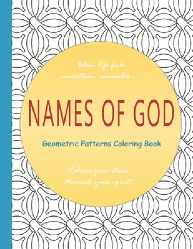 Names of God: Geometric Patterns Coloring Book