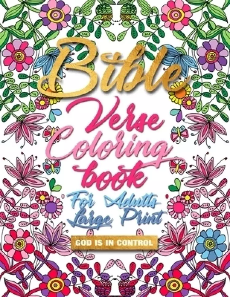 Bible Verse Coloring book for Adults Large Print