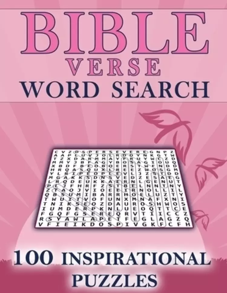Bible Verse Word Search Large Print: Keeping Busy Word Search (Church Activities- 100 Inspirational Puzzles)