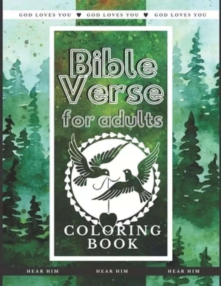 Bible Verse Coloring Book for Adults: Christian Scripture Coloring Bible Color the Words of Jesus God's Promises