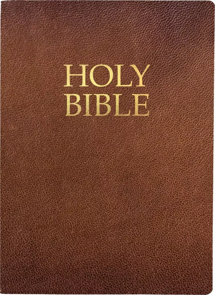KJVER Holy Bible, Large Print, Acorn Bonded Leather