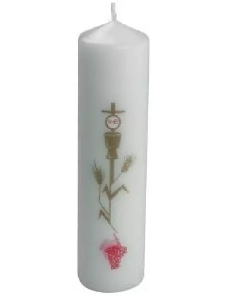 8" x 2" First Communion/Confirmation Candle Single