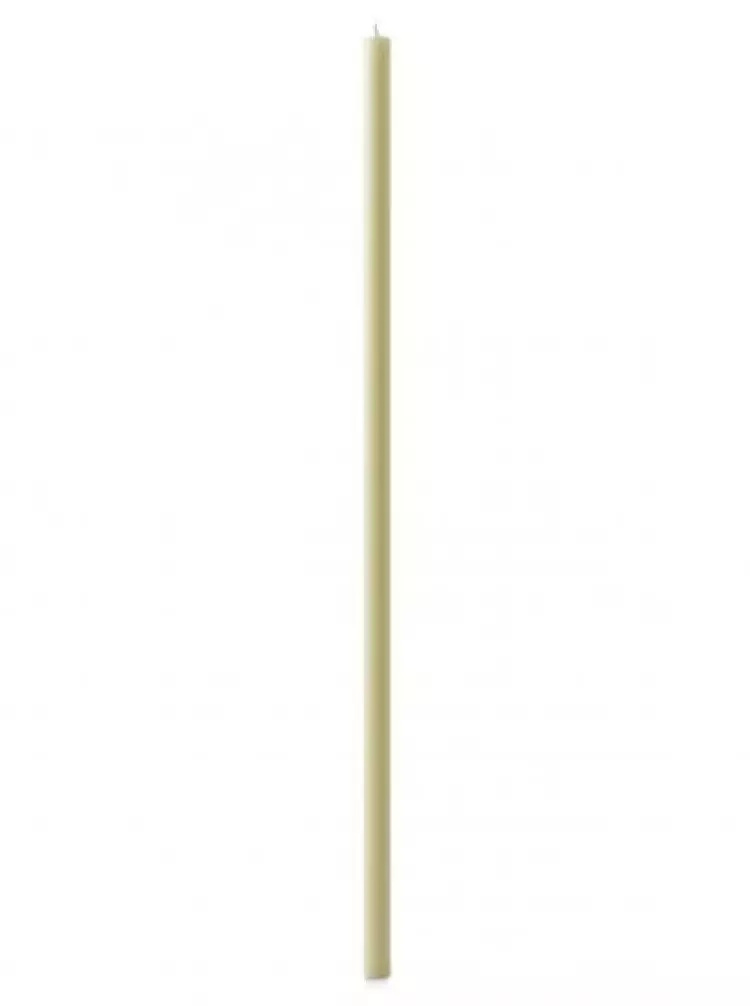 24" x 1" Church Candles with Beeswax - Pack of 12
