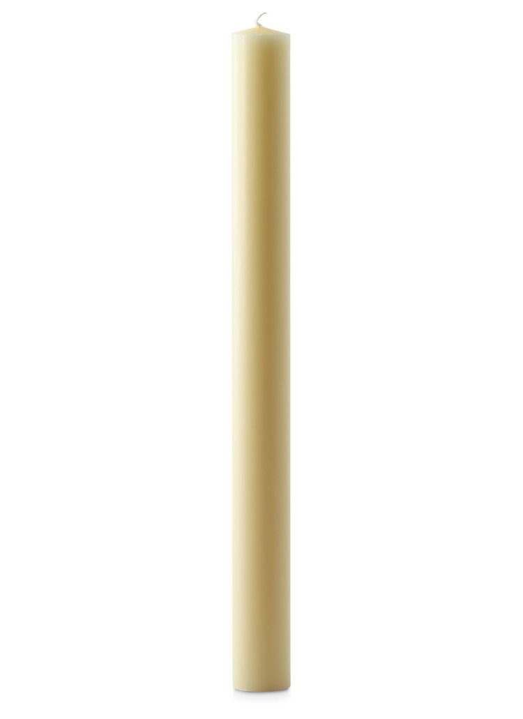 18" x 2" Church Candle with Beeswax / Paschal Candle - Single