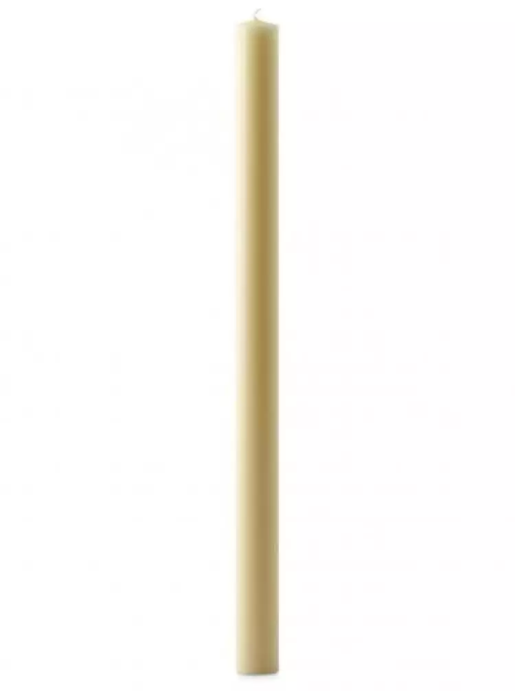 24" x 2" Church Candle with Beeswax / Paschal Candle - Single