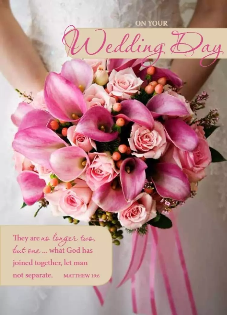 On Your Wedding Day Single Card