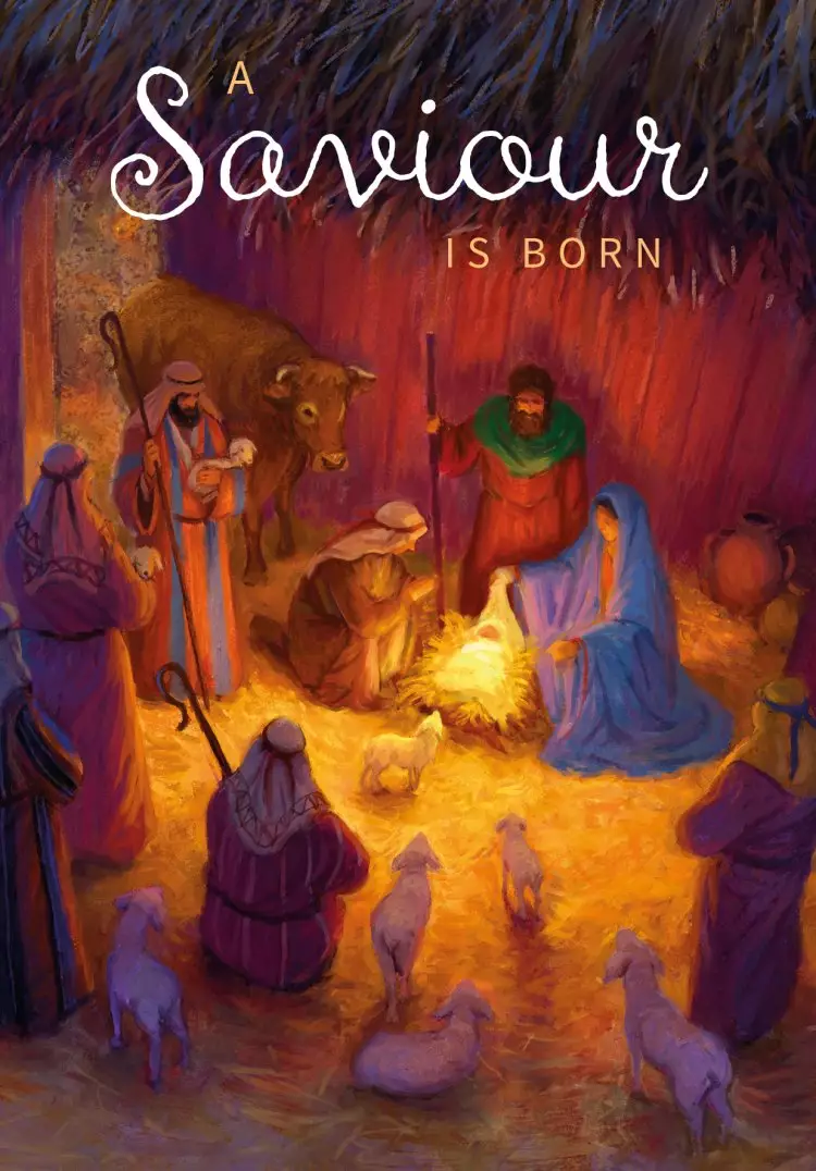 A Saviour is Born (Pk 10) Charity Christmas Cards