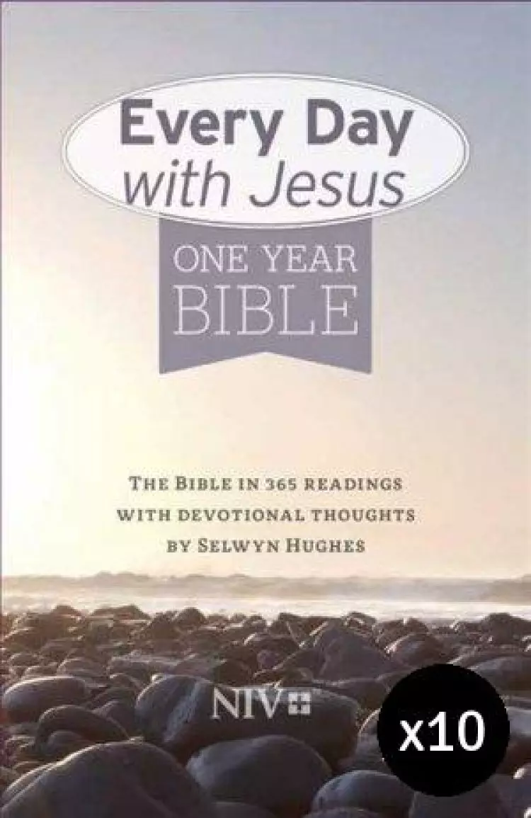 NIV Everyday With Jesus One Year Bible Pack of 10