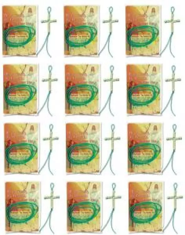 Happy Happy Cross Bead Activity and Card Pack of 12