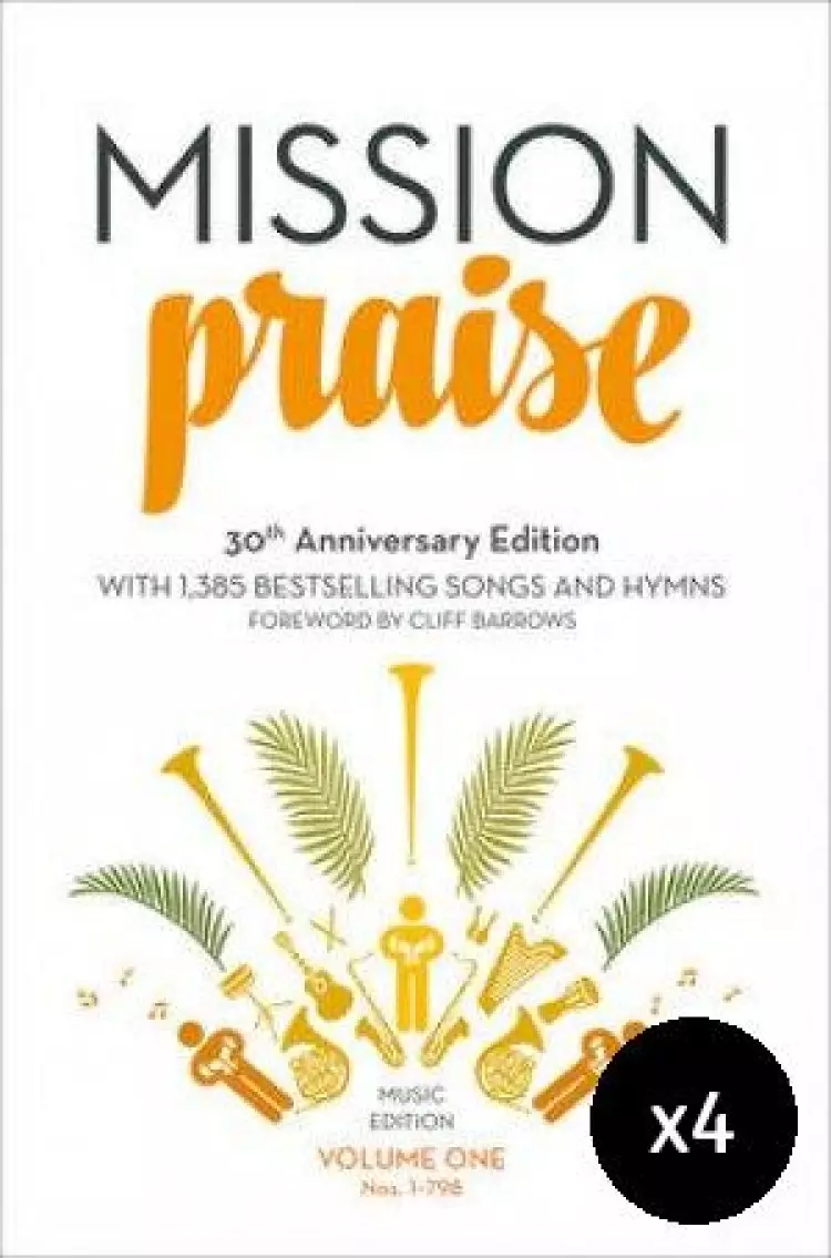 New Mission Praise Full Music Edition Pack of 4