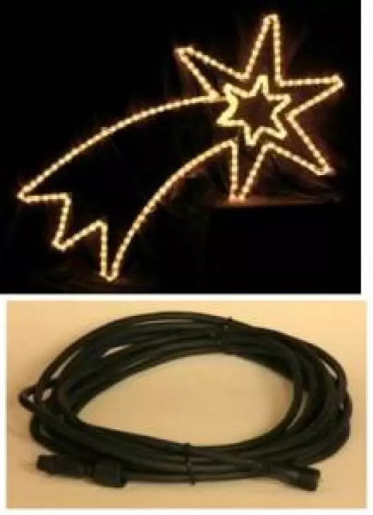 White Shooting Star & Extension Cable