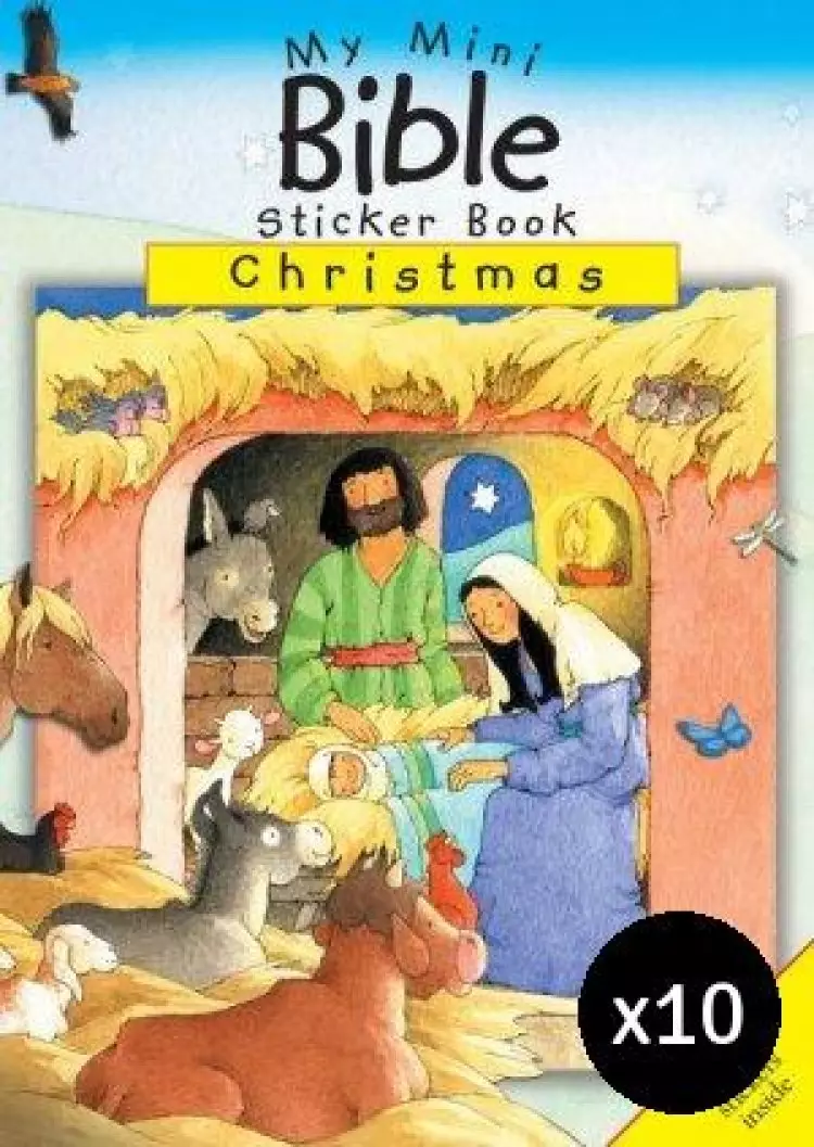 My Mini Bible Sticker Book: Christmas Pack of 10