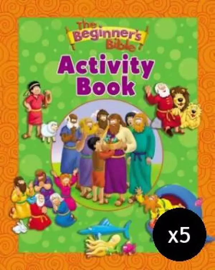 The Beginner's Bible Activity Book - Pack of 5