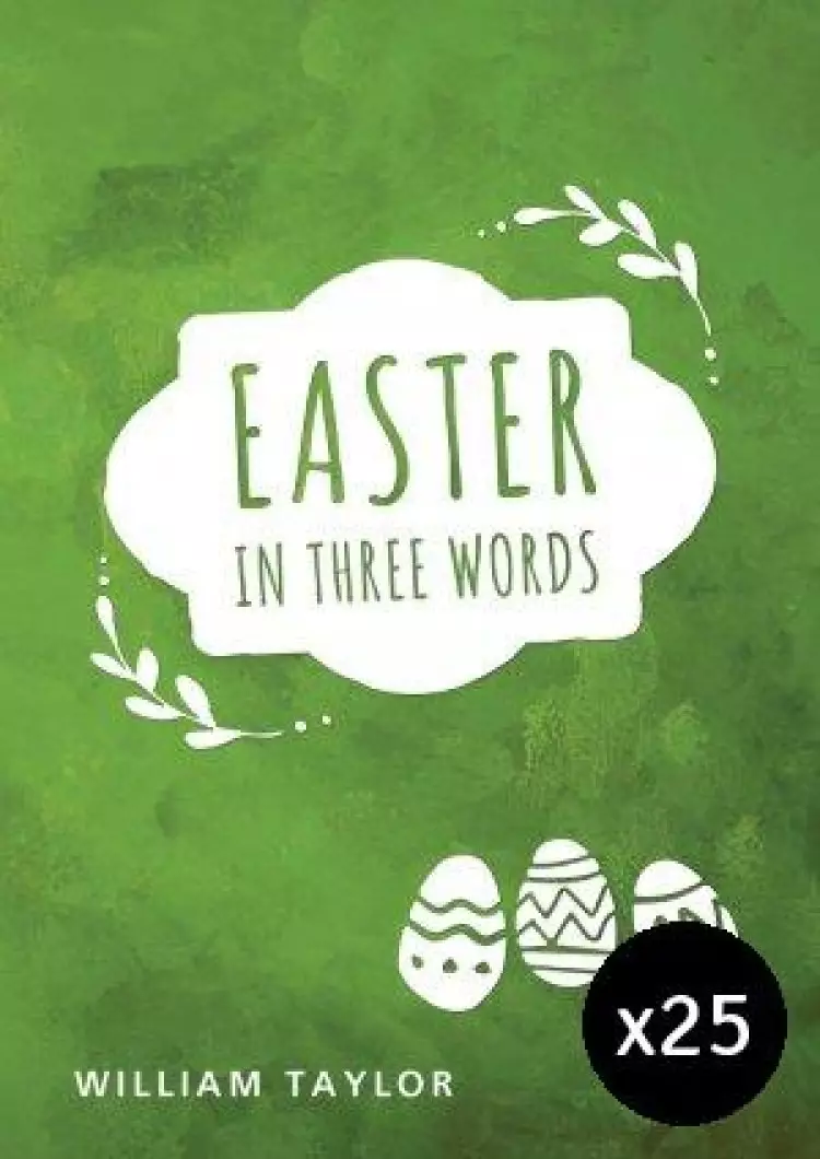 Easter in Three Words - Pack of 25