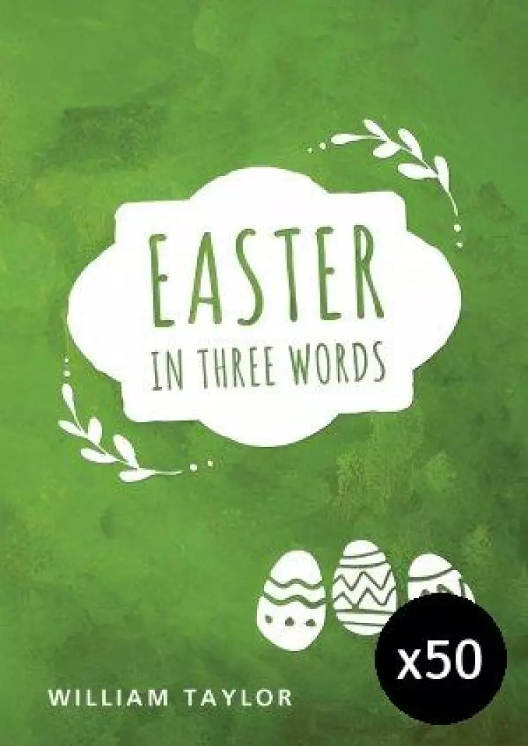 Easter in Three Words - Pack of 50