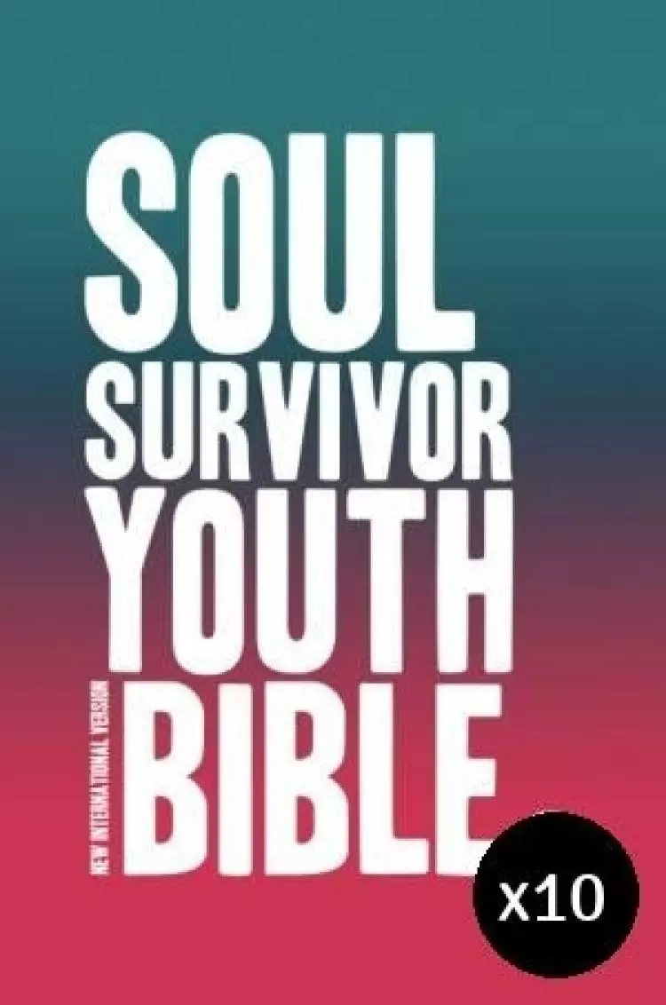 NIV Soul Survivor Youth Bible - Pack of 10