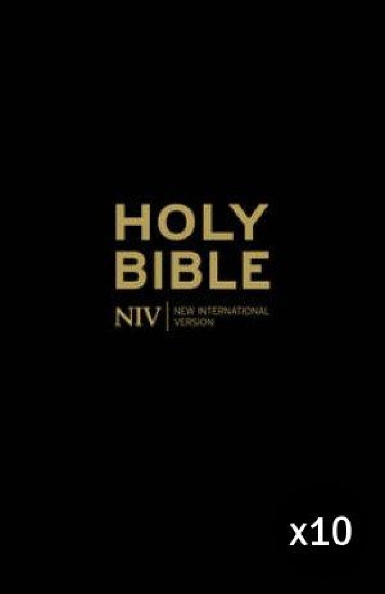 NIV Anglicised Gift and Award Bible - Pack of 10