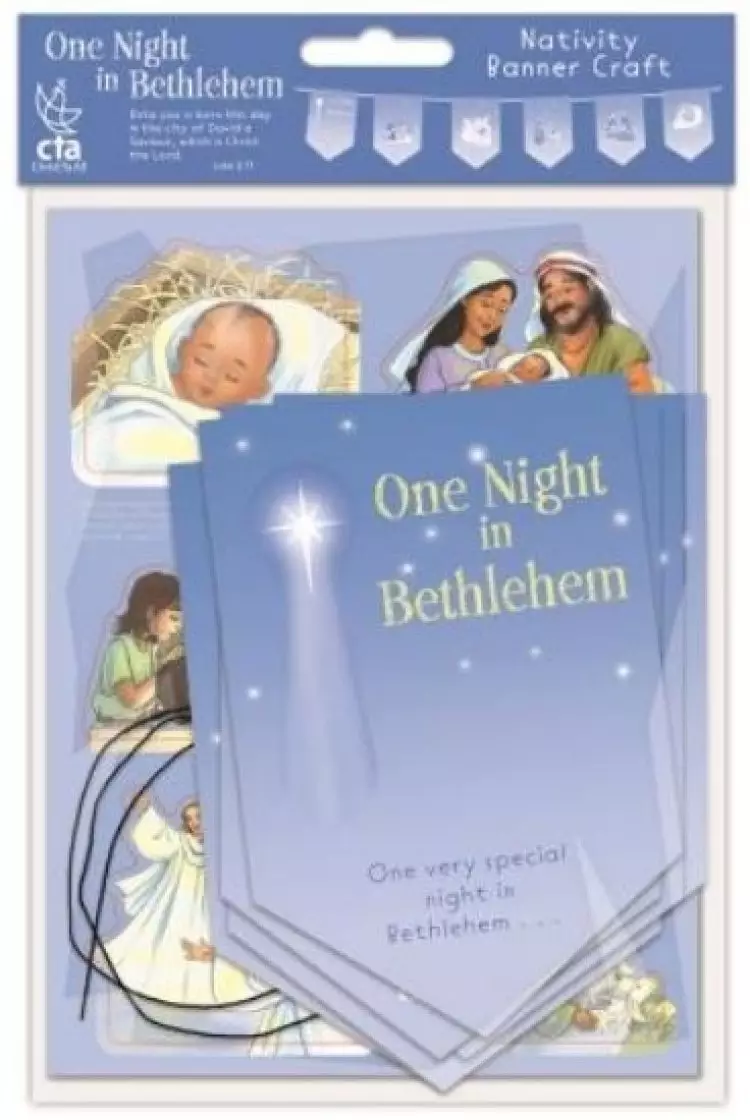 Advent Banner Craft - One Night in Bethlehem