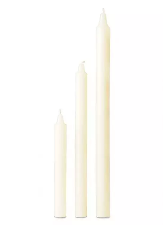 9" x 7/8" Candles for Spring Loaded Tubes - Pack 25