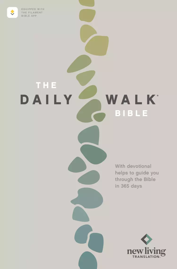 Daily Walk Bible NLT (Softcover, Filament Enabled)