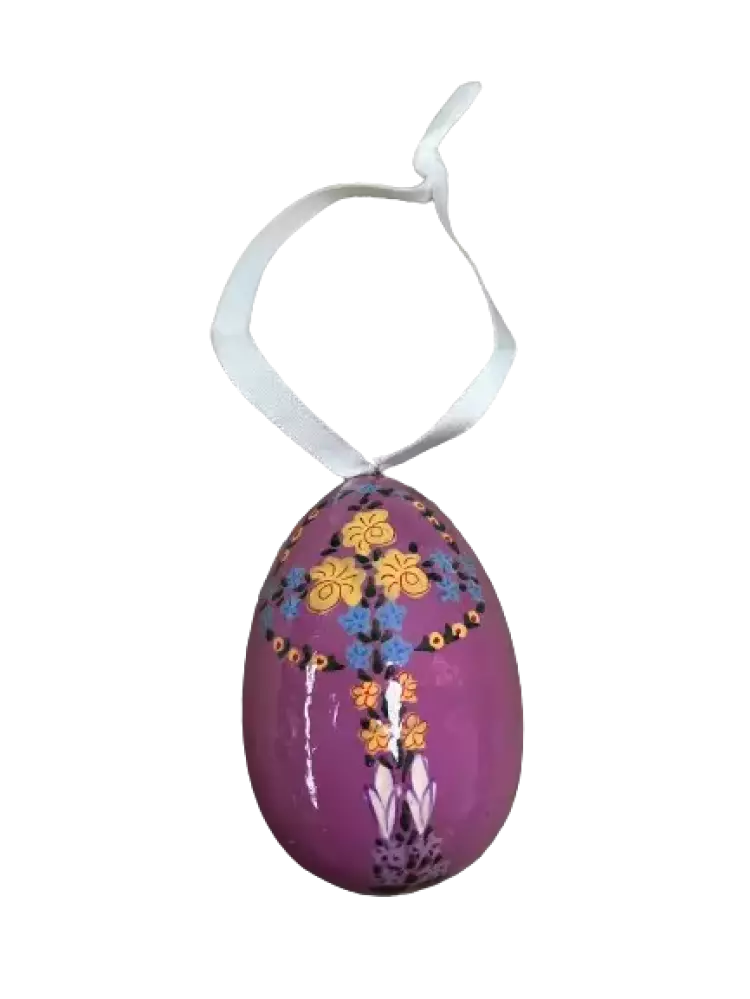 Large Hanging Egg - Purple