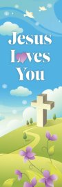Bookmark-Kids-Easter-Jesus Loves You John 15:13 NIV (Pack of 25)