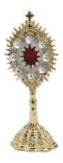Gold Plated Reliquary H 21 cm