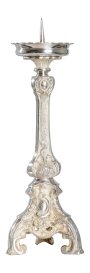 Silver Plated Altar Chandelier H 39 cm