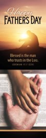 Bookmark-Father's Day-Happy Father's Day Jer 17:7 KJV (Pack of 25)