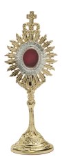 Golden Plated Reliquary H 18 cm
