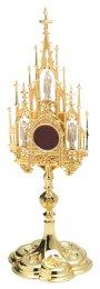 Gold Plated Neo-Gothic Reliquary H 40 cm