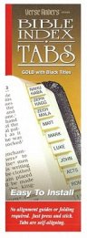 Bible Tabs Gold/horz/thin Pack