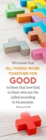 Bookmark-All Things Work Together For Good (Romans 8:28) (Pack Of 25)