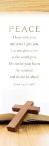 Bookmark-Peace I Leave With You (John 14:27) (Pack Of 25)