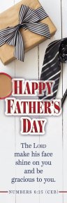 Bookmark-Father's Day-Happy Father's Day Num 6:25 CEB (Pack of 25)