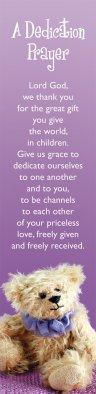 Bookmarks - A Dedication Prayer Pack of 10 Individual Design