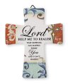 Porcelain Message Cross/Lord Help Me To...