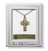 18 ct gold Plated Celtic Cross Communion Necklet