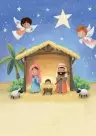 Cute Nativity A4 Advent Calendar