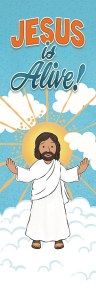Bookmark-Jesus Is Alive!-Kids (1 Corinthians 6:14  NIV) (Pack Of 25)