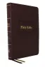 KJV Holy Bible: Large Print with 53,000 Center-Column Cross References, Brown Leathersoft, Red Letter, Comfort Print: King James Version