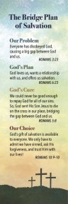 Plan of Salvation Bookmark (pack of 25)