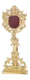 Brass Reliquary H 22 cm