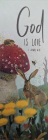 God is Love (Hare) Bookmark
