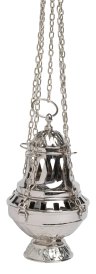 Nickel Plated Thurible H 24 cm