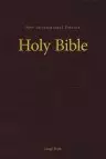 NIV, Pew and Worship Bible, Large Print, Hardcover, Burgundy