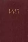 NIV, Gift and Award Bible, Leather-Look, Burgundy, Red Letter Edition, Comfort Print